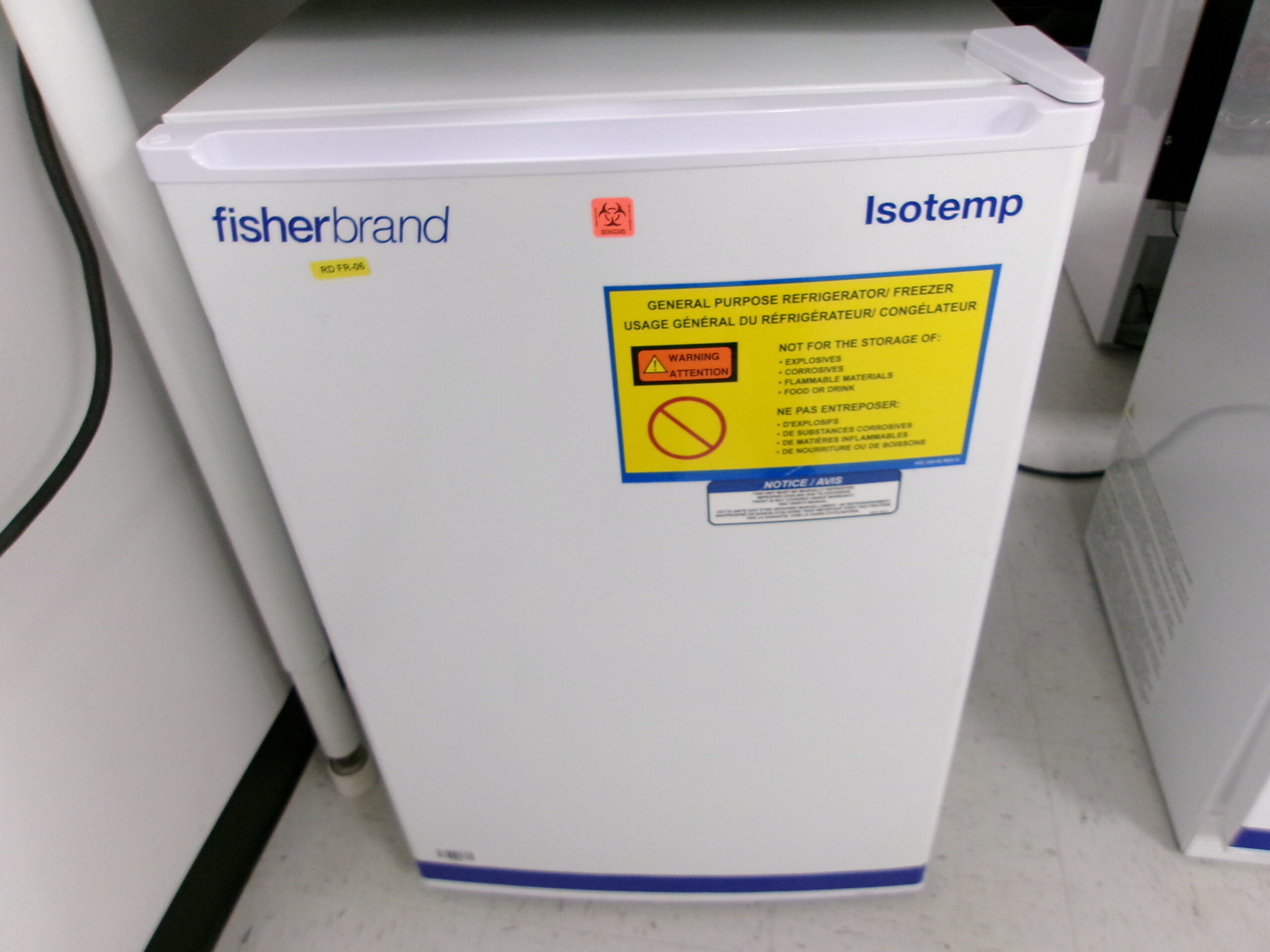 Fisherbrand Isotemp Undercounter Refrigerator