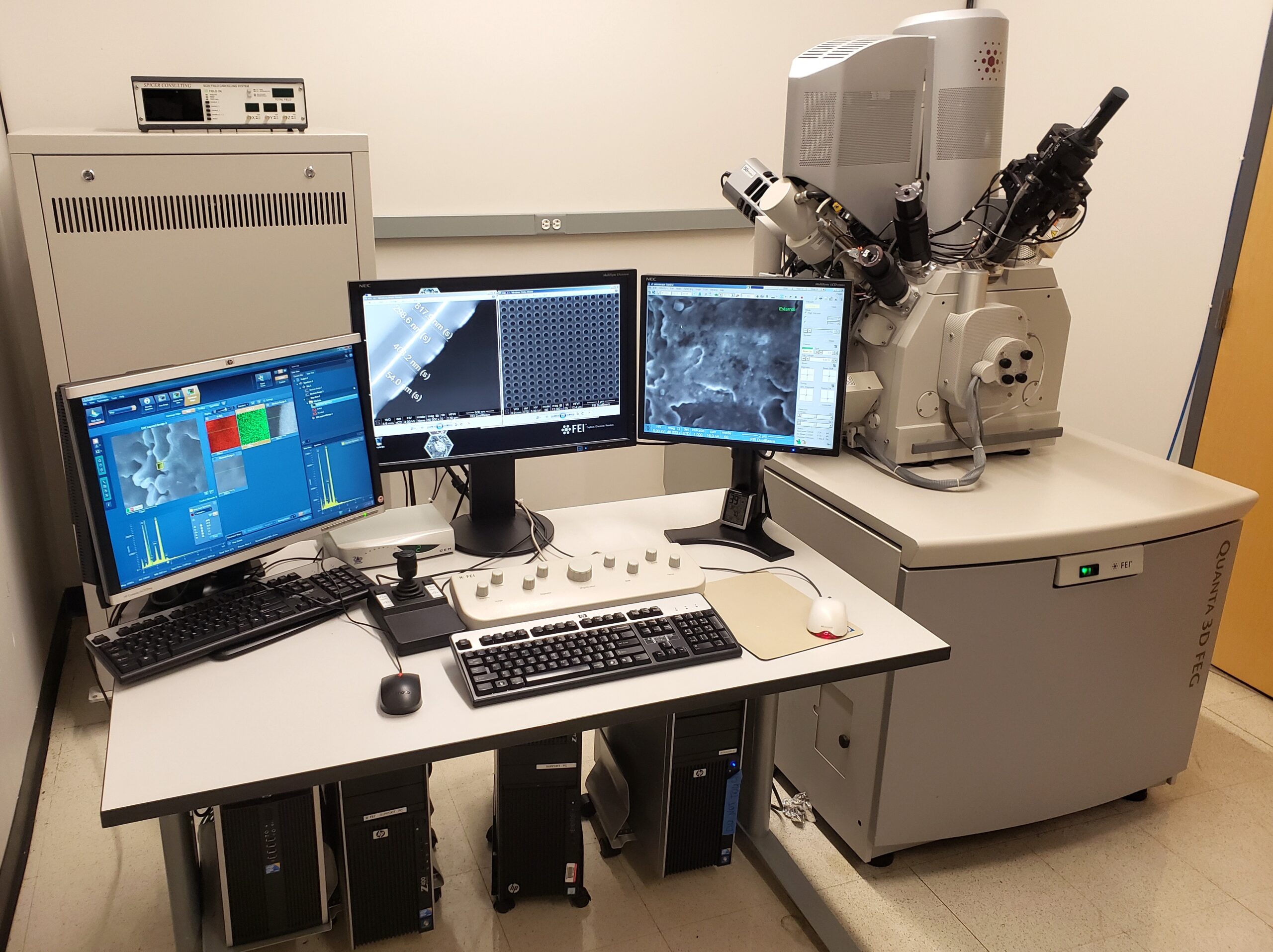 FEI Company Quanta 3D FEG Dual Beam SEM-FIB Microscope